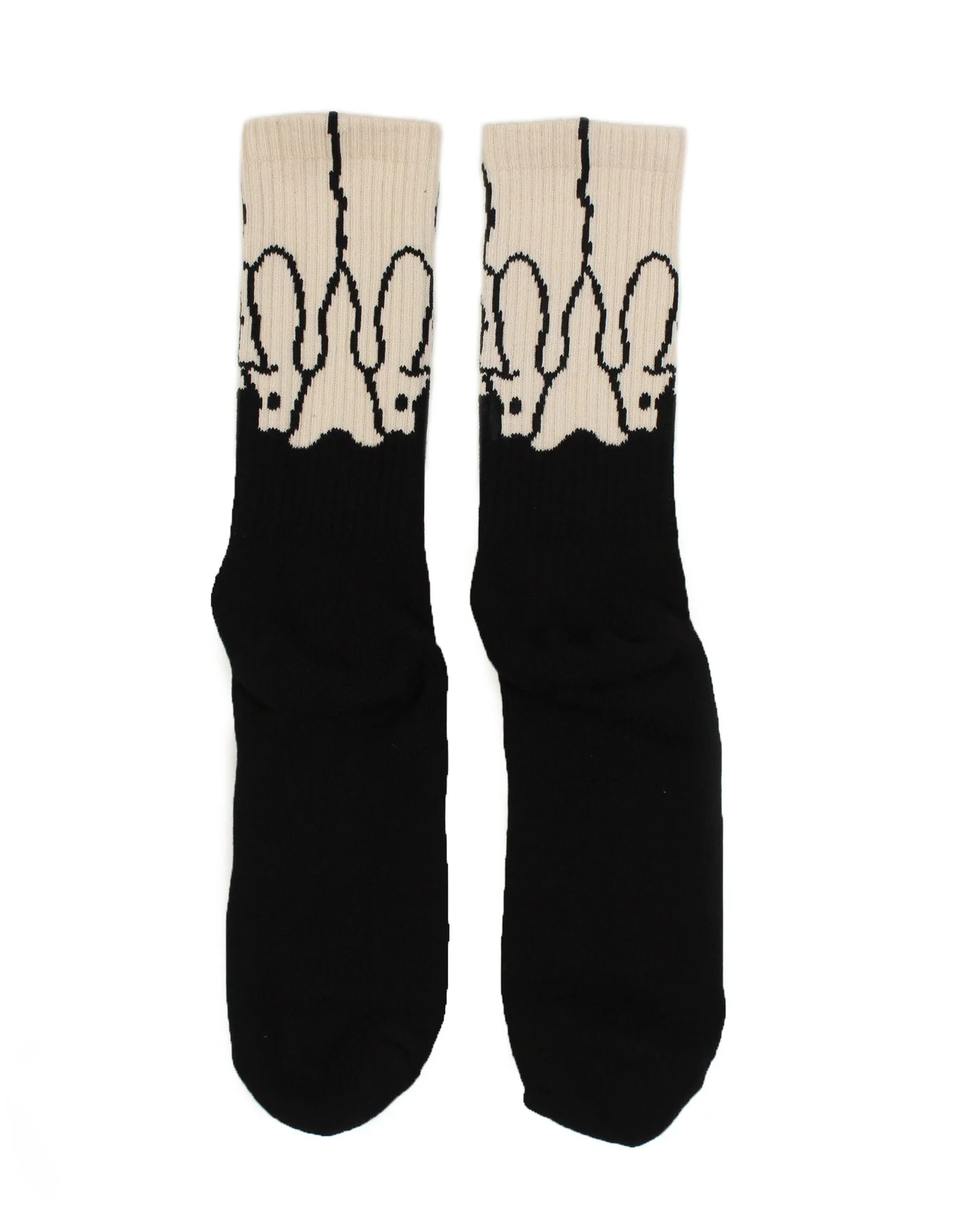 SKULL SOCKS - WHITE | Prospective Flow | Japanese Fashion for Men